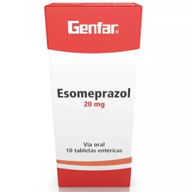 ESOMEPRAZOL 20MG CAJA X 10 TABLETAS
