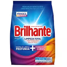 SABÃO EM PÓ BRILHANTE AZUL 800G