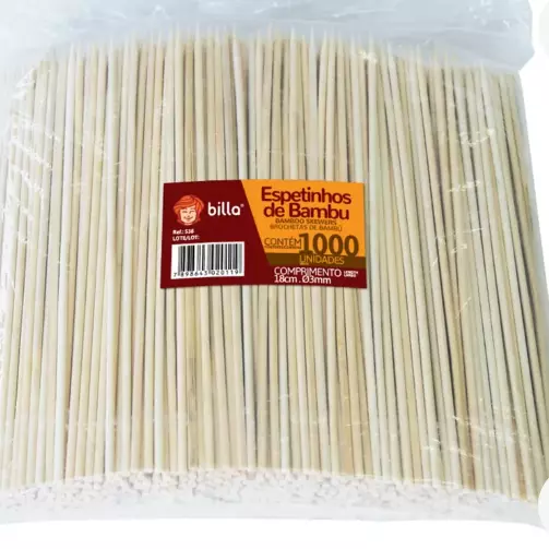 PALITO DE BAMBÚ (25cmx4mm) c/ 1.000
