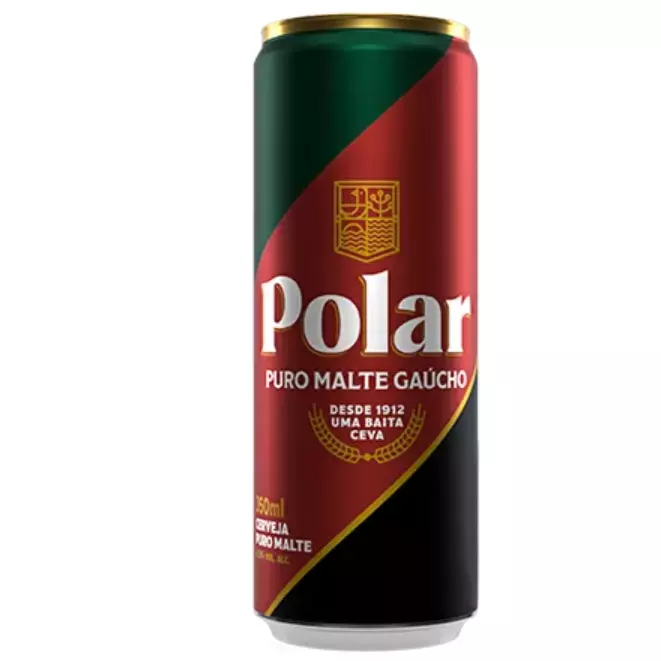 Cerveja Polar Puro Malte lata 350ml