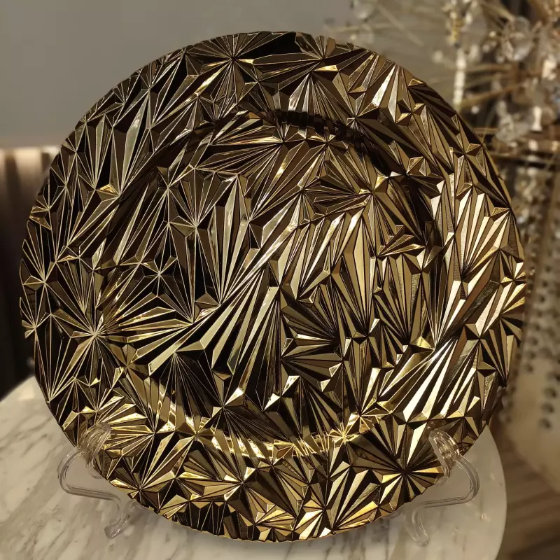 PLATO BASE DORADO YX52-91