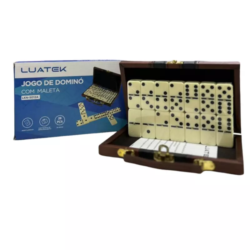 JOGO DE DOMINÓ C/MALETA LKN-5012A