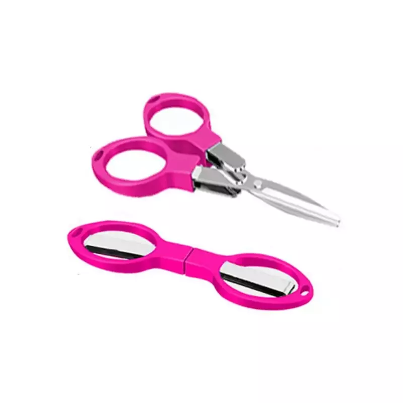 Tesoura Dobrável Rosa