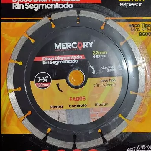 🧰 Disco diamantado 7 1/4"🧰