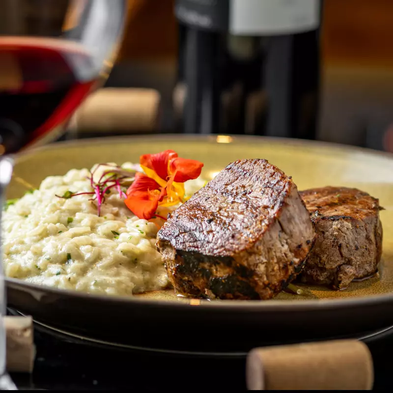 Medalhão com Risoto
