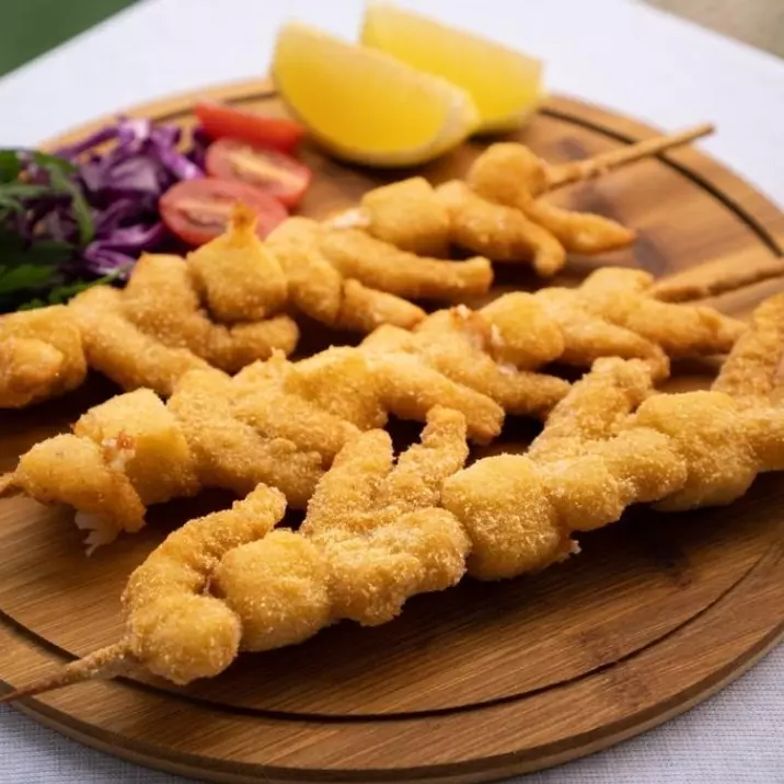 Espetinho de Camarão