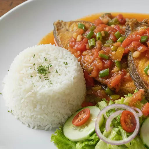 Bagre en salsa criolla