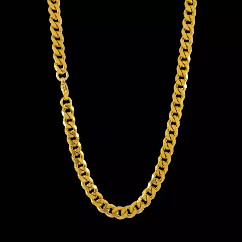6mm Gold Cuban Link Chain