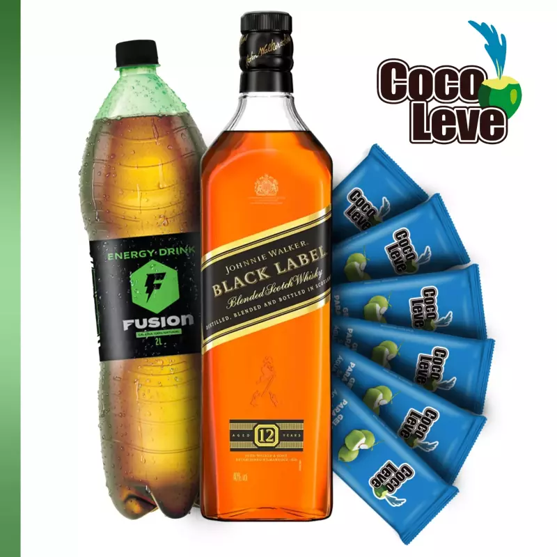 Combo Whisky Black Label 12y 1 Litro