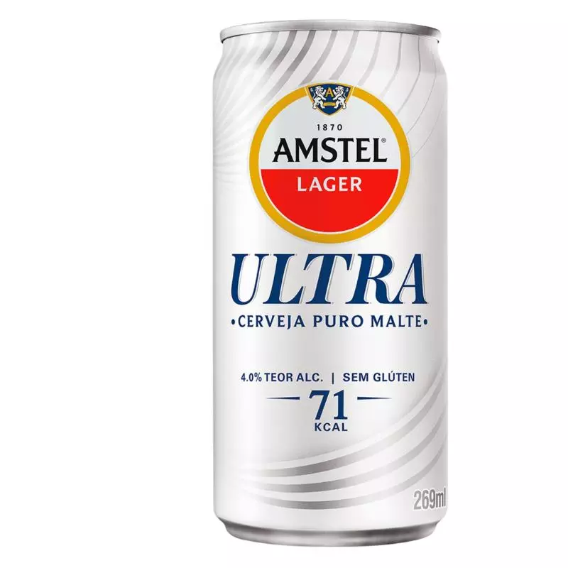 Amstel Ultra Sem Glúten Lata 269ml