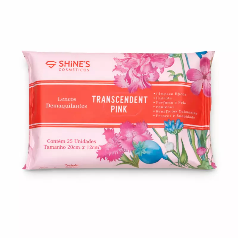 Lenço Transcendent Pink Demaquilante