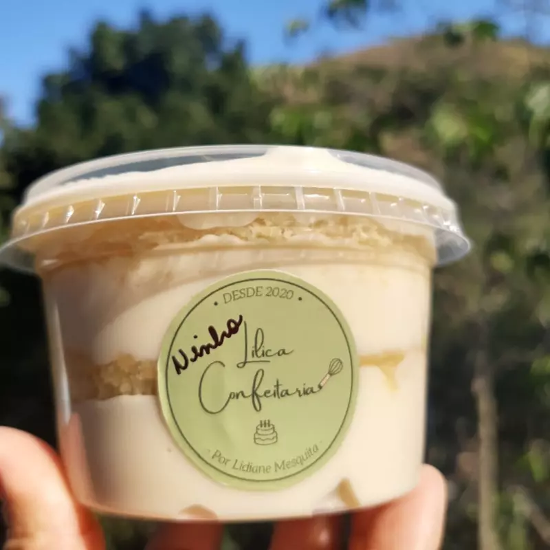 Bolo de Pote Creme de Ninho