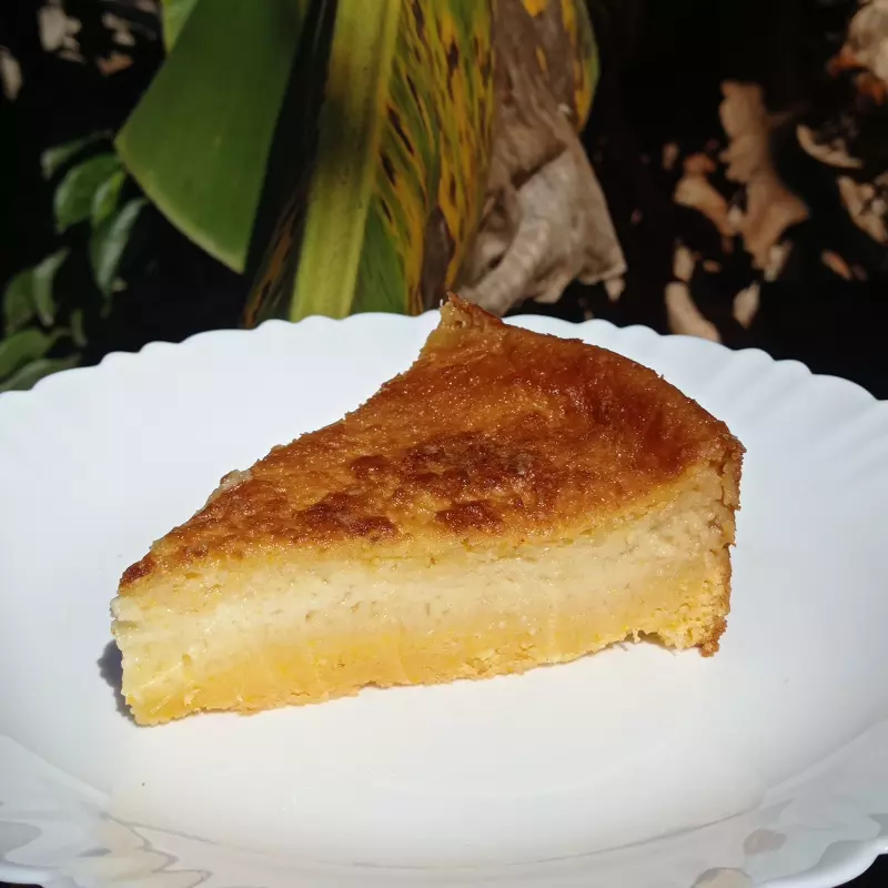 Fatia de Bolo de Milho