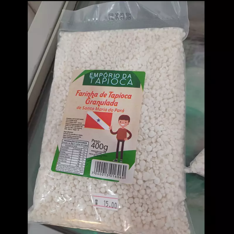 Farinha de tapioca granulado 400g