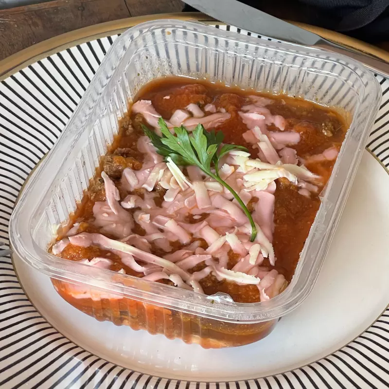 Lasanha de berinjela à bolonhesa(cópia)