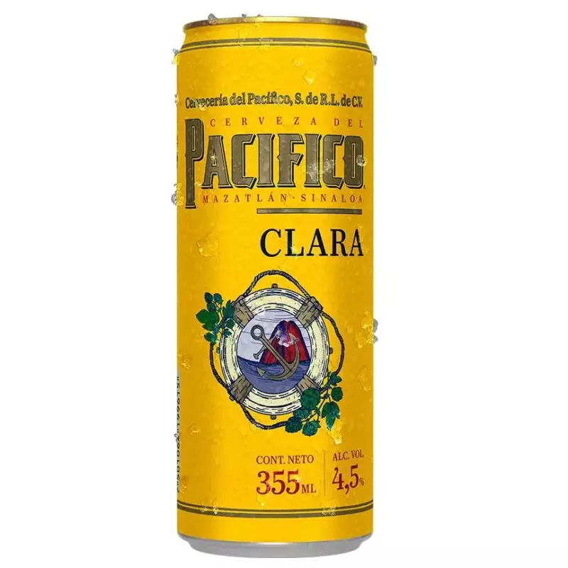 Pacífico clara lata individual
