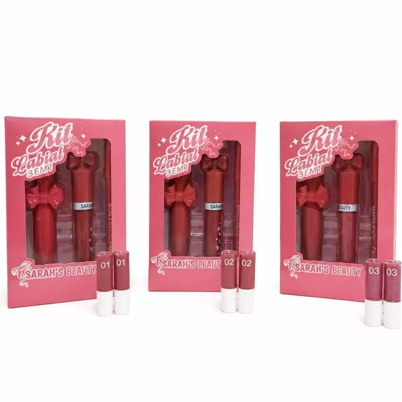 KIT LABIAL 3 EM 1