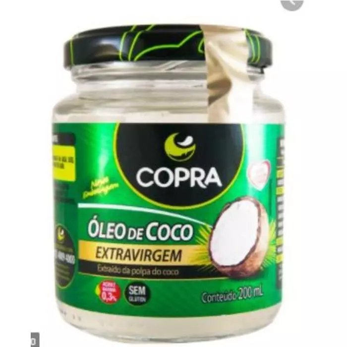 Óleo de côco extra virgem Copra 200ml