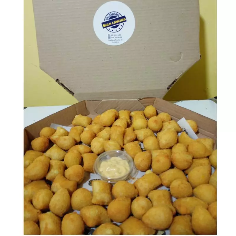 Cento de salgados + molho da casa