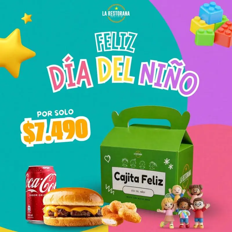 Cajita, feliz día del niño