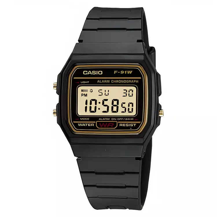 RELOGIO CASIO F-91WG-9QDF (50 OURO)
