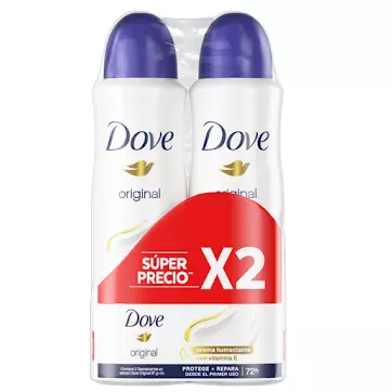 2 Desod aerosol Dove Original 87gr