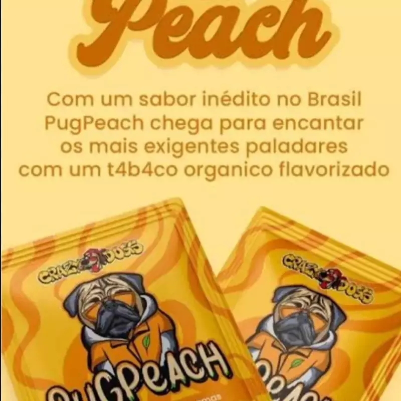 TABACO CRAZY DOG SABOR PUG PEACH