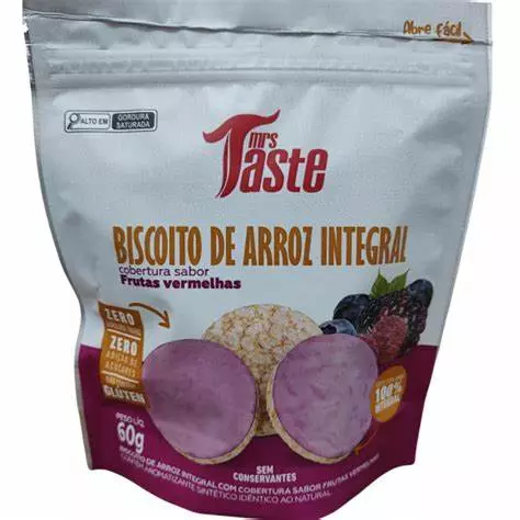 Biscoito de arroz integral