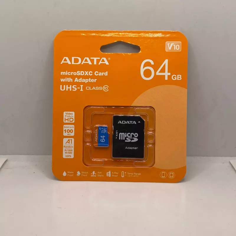 Memoria Micro SD 64GB ADATA con Ada