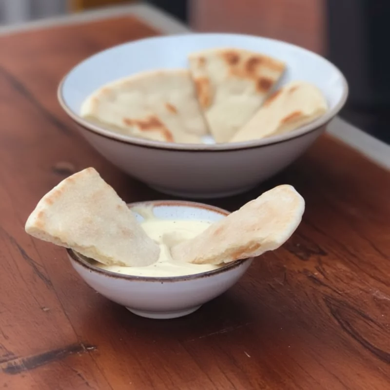 Pan Tipo Árabe con Ajo