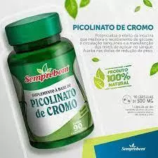 Picolinato de Cromo 90 cápsulas - 500mg