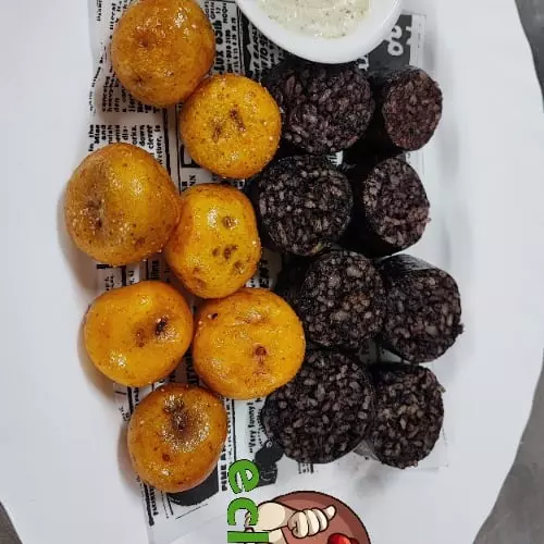 Rellena con papa amarilla