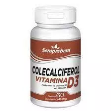 VITAMINA D3 - COLECALCIFEROL - 60 CÁPS