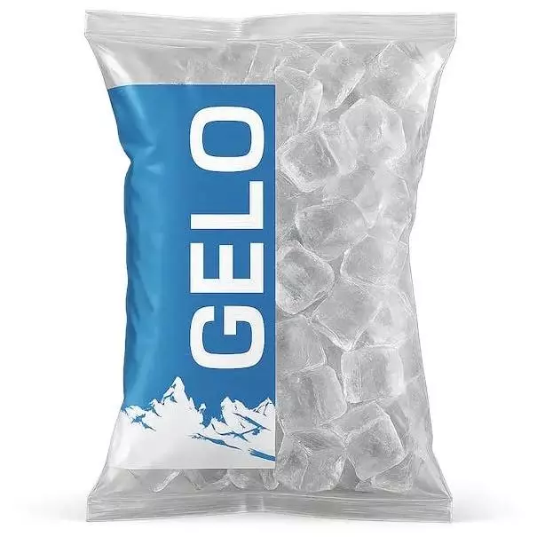 Gelo Filtrado em Cubos