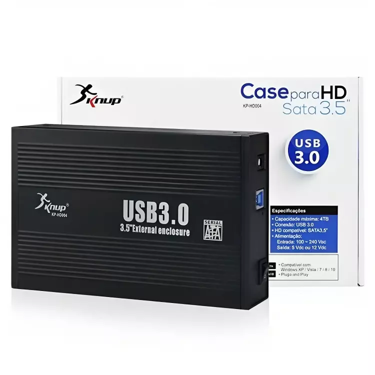 CASE PARA HD 3,5'' USB 3.0 KP-HD004