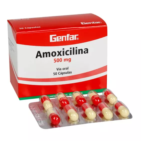 AMOXICILINA 500MG CAJA X 50 CAPSULAS