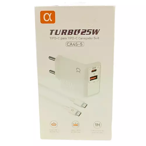 CARREGADOR TB 25W USB-C/TC CA45-5