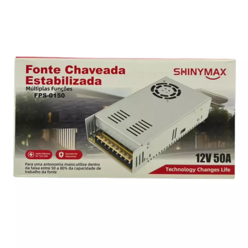 FONTE COMEIA 12V 50A FPS-0150