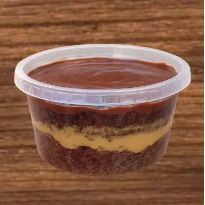 Bolo no pote mousse de maracujá