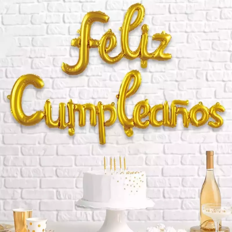 Kit globos Feliz cumpleaños