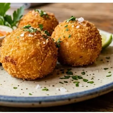 Bombas de papas rellenas de jyq