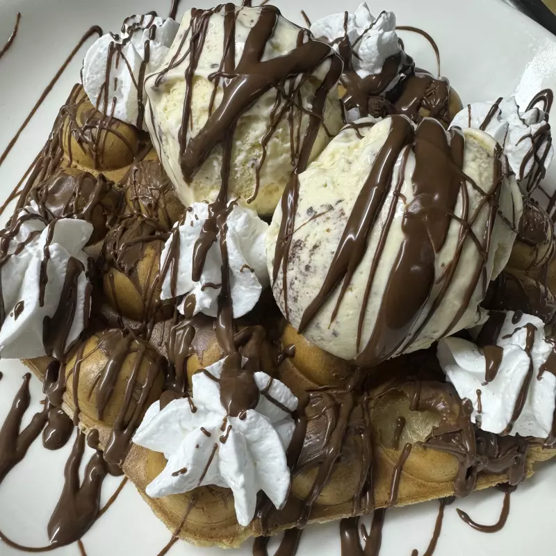 Bubble Waffle Nutella
