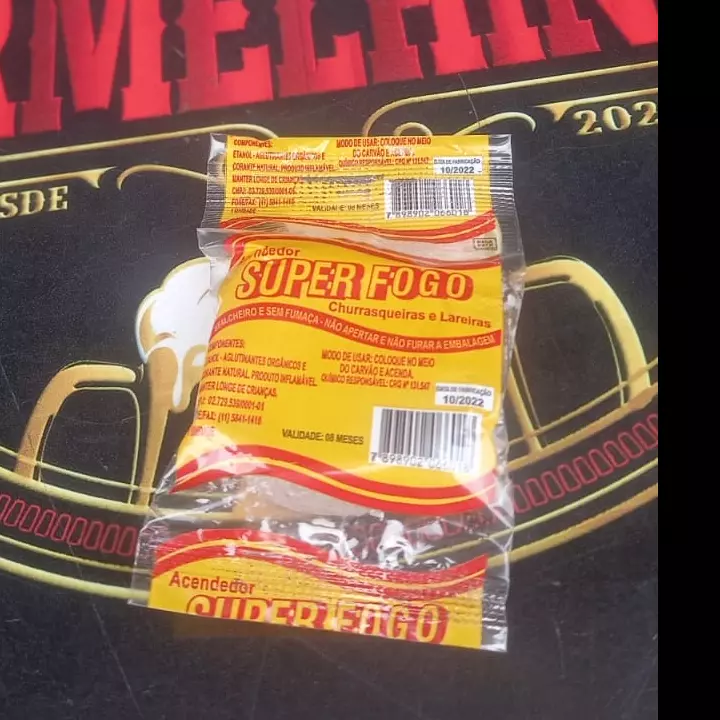Acendendor p/churrasco