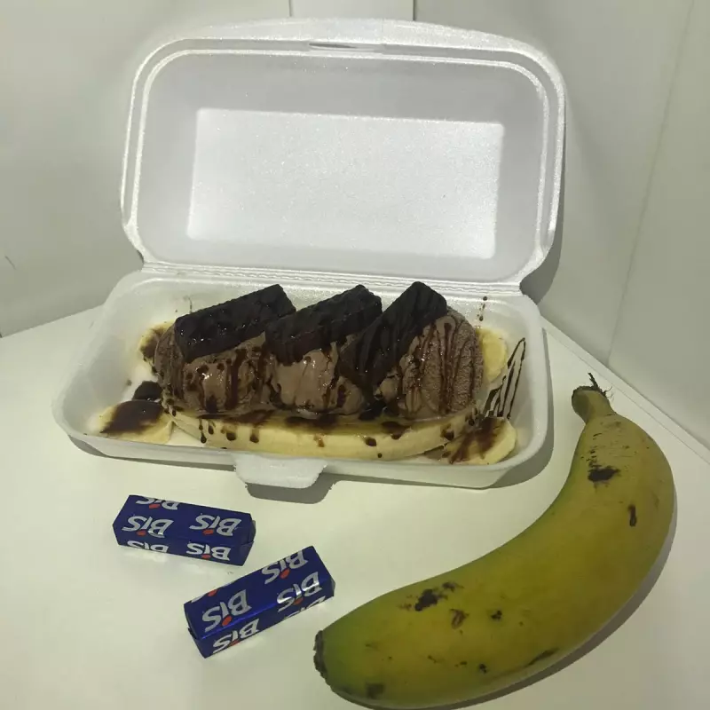 Sorvete na banana split G