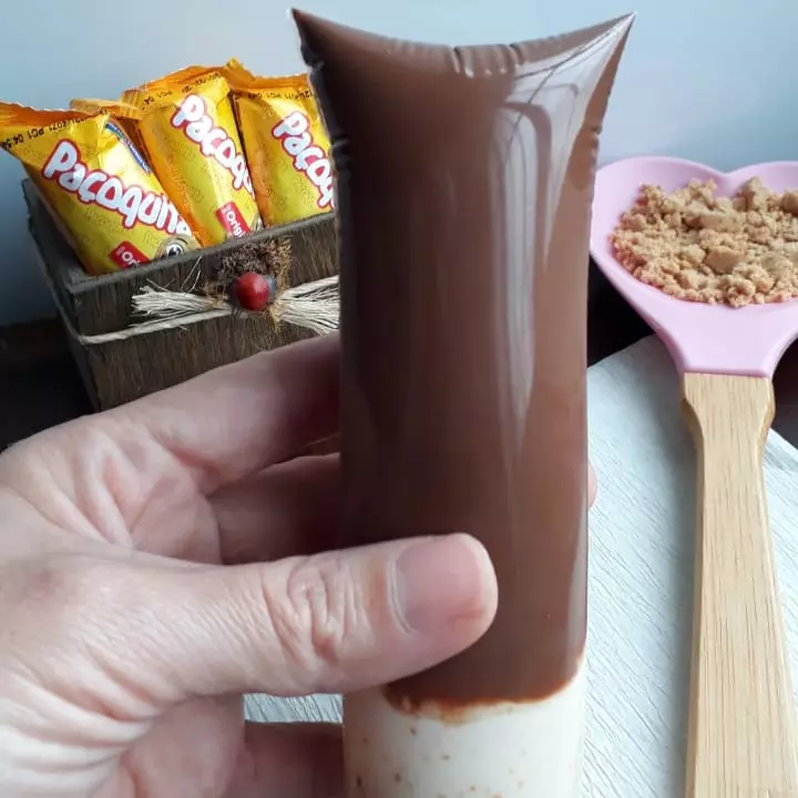 Sacolé Paçoquita com Nutella 160ml