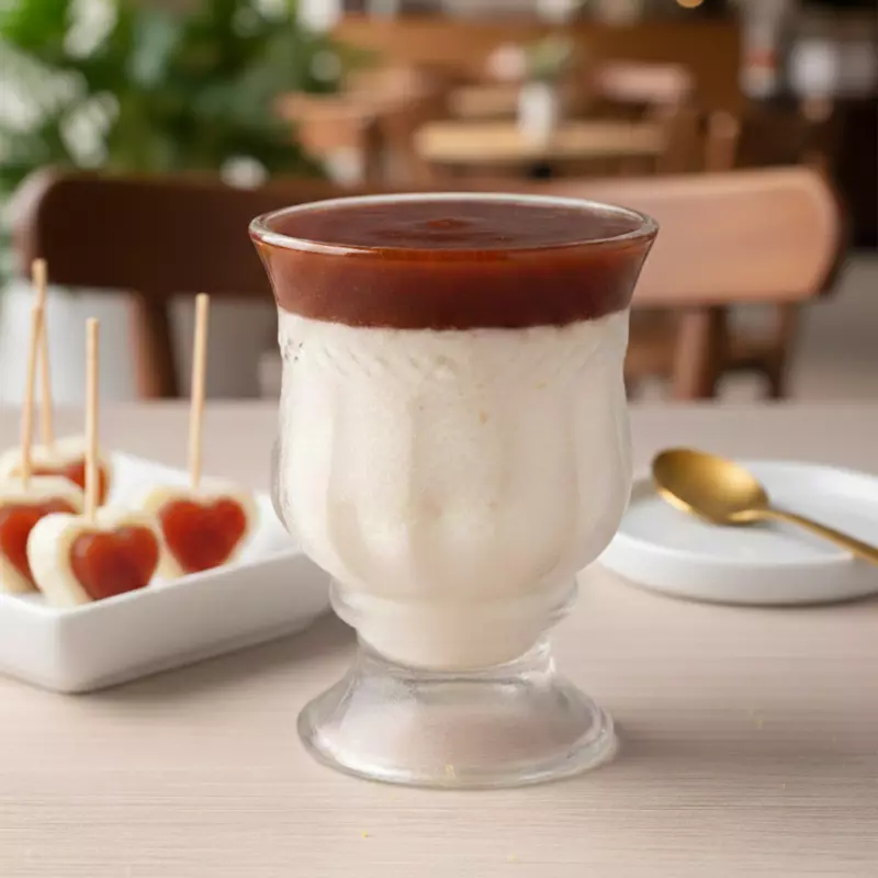 Mousse de Romeu e Julieta