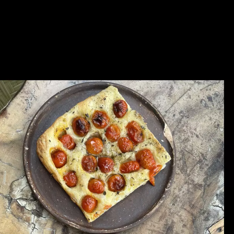 Porción Focaccia tomate cherry
