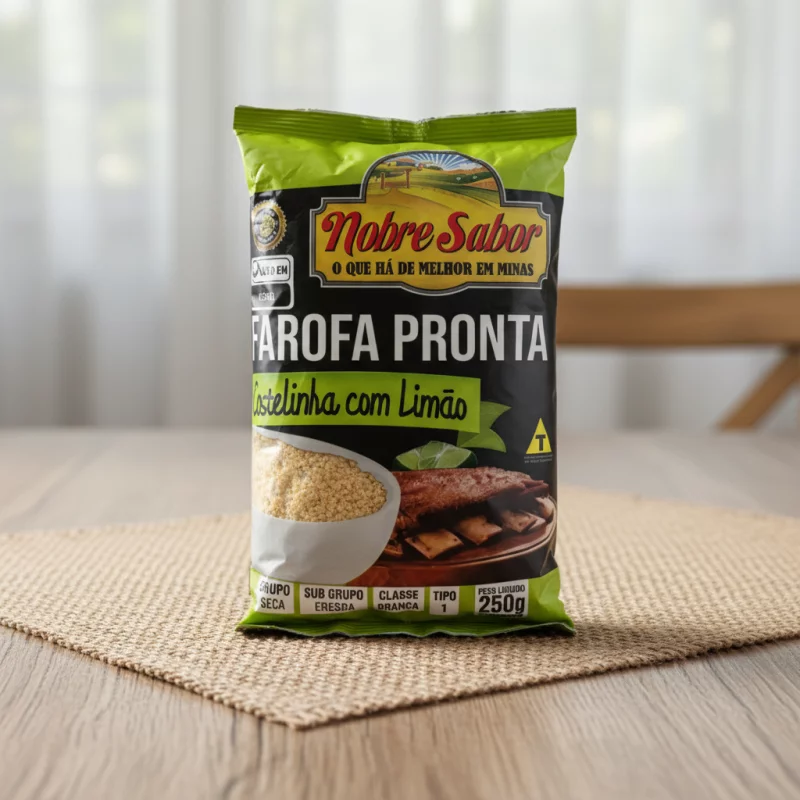 Farofa Costela com Limão Nobre Sabor