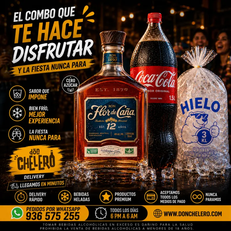 COMBO FLOR DE CAÑA 12 AÑOS