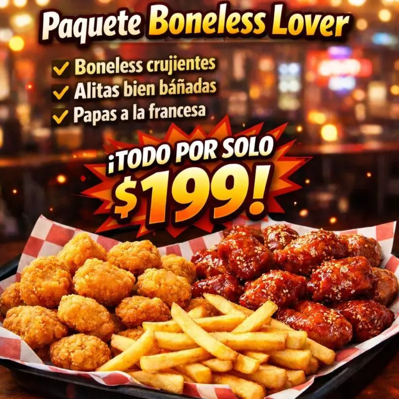 Paquete boneless lover